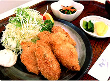 【御食事処 大海】　カキフライ定食