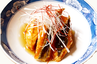 白身魚の唐揚あんかけ風