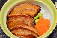 甘辛車麩丼ぶり