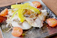 白身魚の素焼きサラダ風