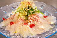 白身魚のカルパッチョ