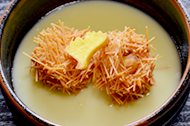 南蛮えび真丈のいが栗揚げ